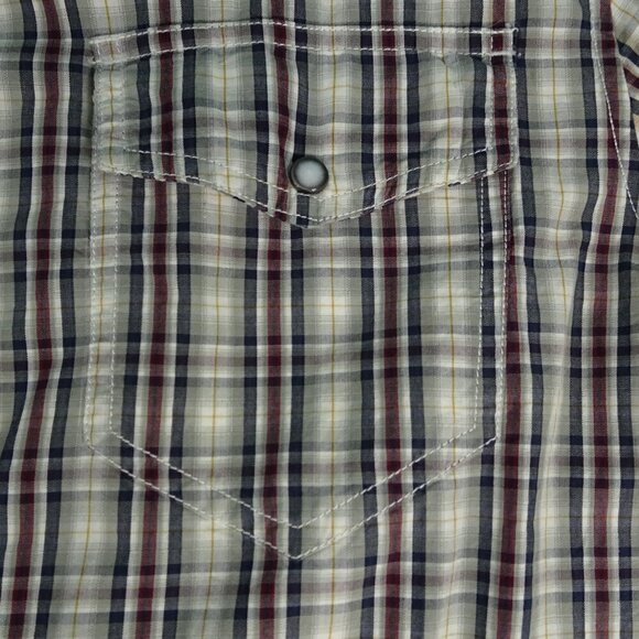 Authentic Icon Pearl Snap Shirt Size X-Large - Picture 3 of 5